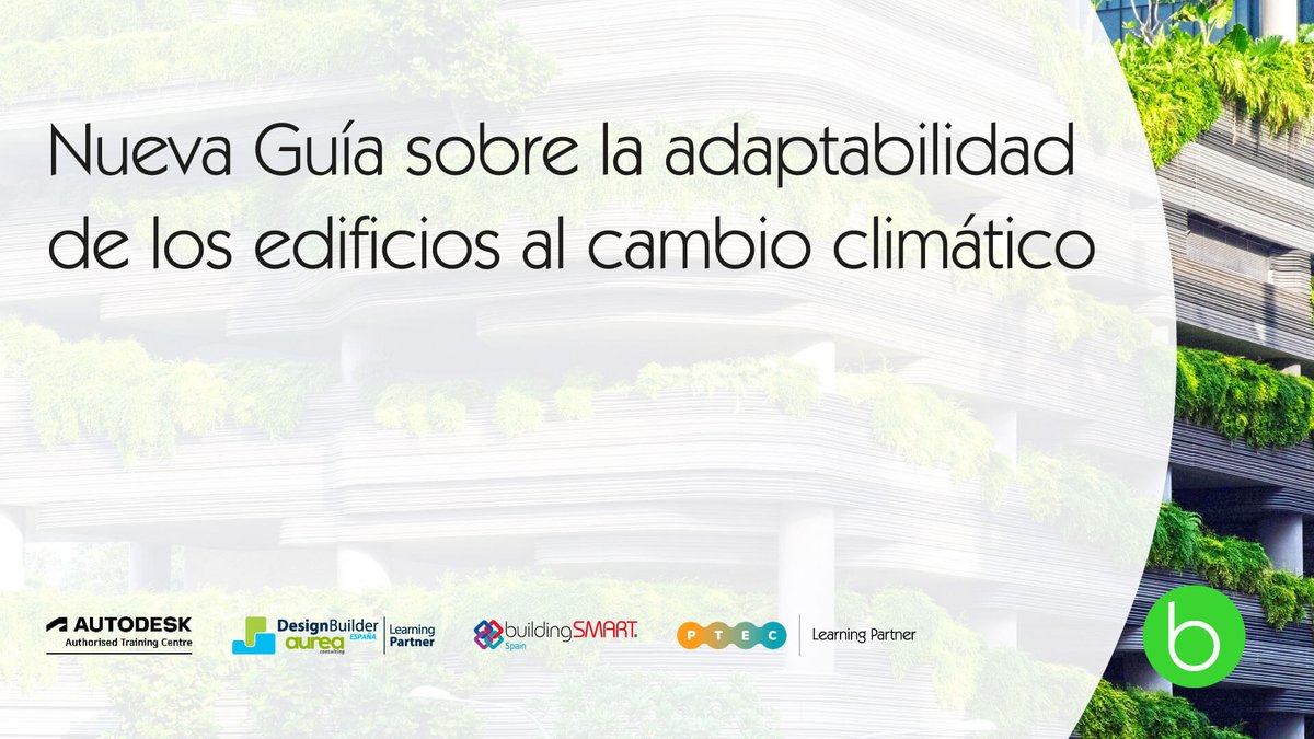buticSchool's tweet photo. 🌏🏚 Hoy en día, es FUNDAMENTAL que los edificios se adapten al cambio climático.  En butic, nos sumamos al cambio con el máster #BIM en sostenibilidad de #Autodesk y #DesignBuilder

Conoce todos los detalles del futuro de la #construcción en esta guía 👉https://t.co/E8hoYSakNw https://t.co/gfMQDTn0cU