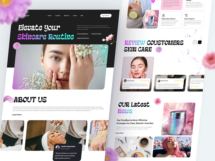 Jawadhrz's tweet photo. 🌸Introducing the Stunning UI/UX Design &amp; Shopify Store Development of My Client's Brand Skin Care Website! 🌸
🤝 Interested in working with us?
→ Reach out and receive a free consultation.
📮 Send me an email | 📞 WhatsApp | 📅 Schedule a meeting
#shopify #WebsiteDesign https://t.co/OGDgYpskcO