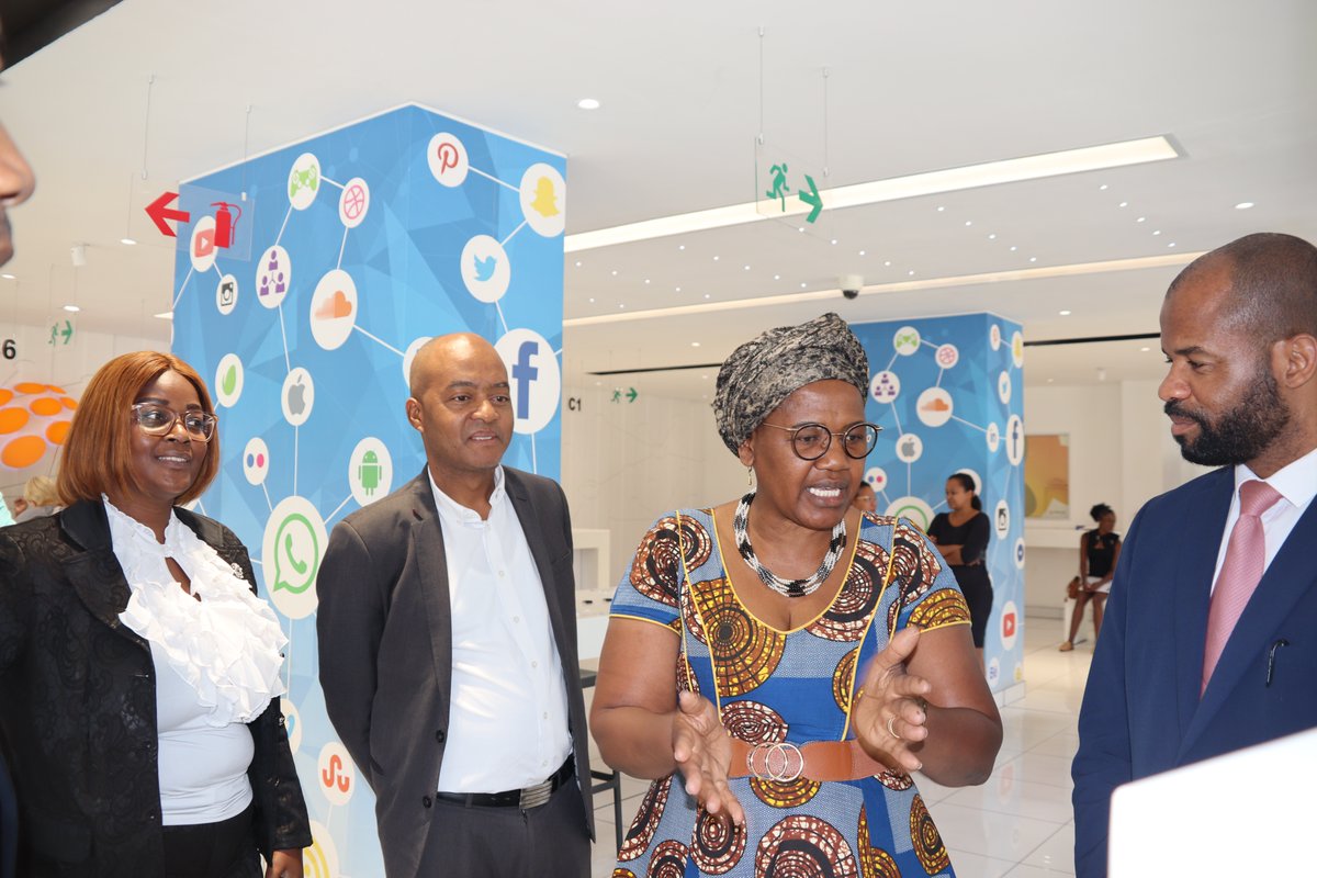 TelecomNamibia's tweet photo. DEPUTY MINISTER OF FINANCE AND PUBLIC ENTERPRISES VISITS TELECOM NAMIBIA
We are thrilled to announce that Hon Maureen Magreth Hinda-Mbuende, Deputy Minister of Finance and Public Enterprises, has arrived at Telecom Namibia for a site visit!
During her visit, the Deputy Minister aims to gain a comprehensive understanding of our operations and explore potential areas of collaboration. This presents a fantastic opportunity for us to showcase our achievements, highlight ongoing projects, and discuss future prospects. We are honored to have Hon Maureen Magreth Hinda-Mbuende with us, and we extend a warm welcome to her. Our team is excited to demonstrate our commitment to excellence and our dedication to serving Namibia’s telecommunication needs.