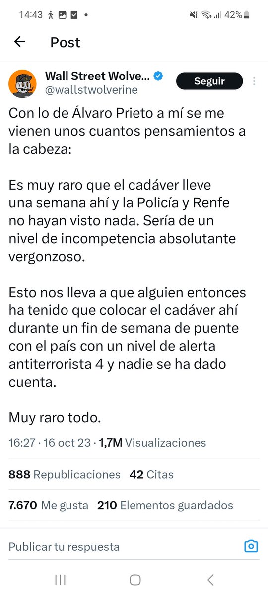 agnosia69's tweet photo. @wallstwolverine Primero le decías a tus borregos que eran gitanos los causantes del delito, luego que terroristas... Ahora te crees cheriff de la Patrulla Canina y mientras borras todos los whats y especulaciones varias que publicaste ayer, la @policia sigue sin hacer nada contigo y tus secuaces https://t.co/3dlCTzjL00