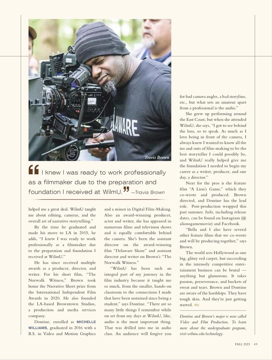 BellaDontine's tweet image. Thank you @wilmu magazine for such a wonderful article! I am proud to be an alumni! #justgettingstarted @wilmualumni #wilmu #indiefilmmaker #filmaker #devilshollowmovie #wilmingtonuniversity #delawarestrong