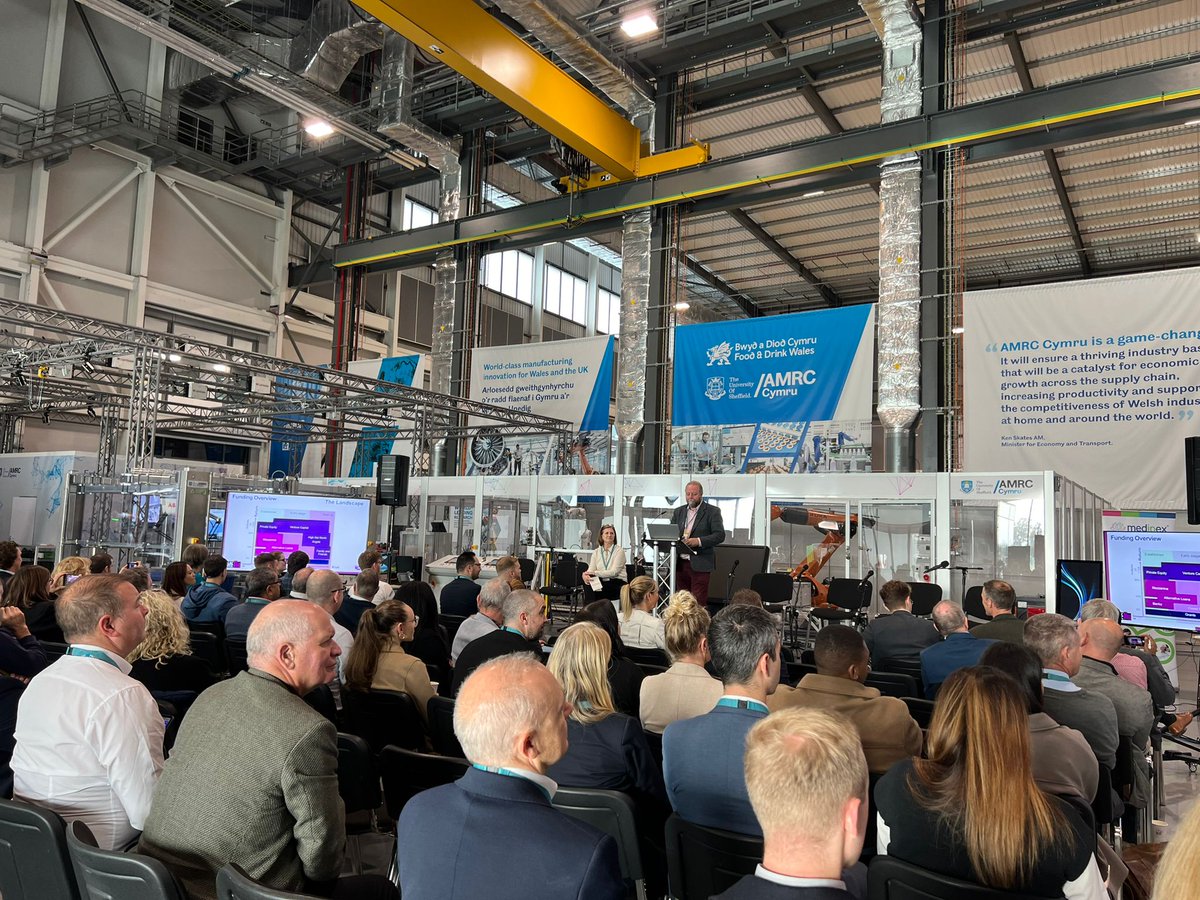 We were in Wales with <a href="/AMRC/">AMRC</a> this morning, helping companies to identify current challenges in medical manufacturing &amp; supply chain and highlighting support resources available and how these would fit within an innovation pipeline. Great to see so many of you here!