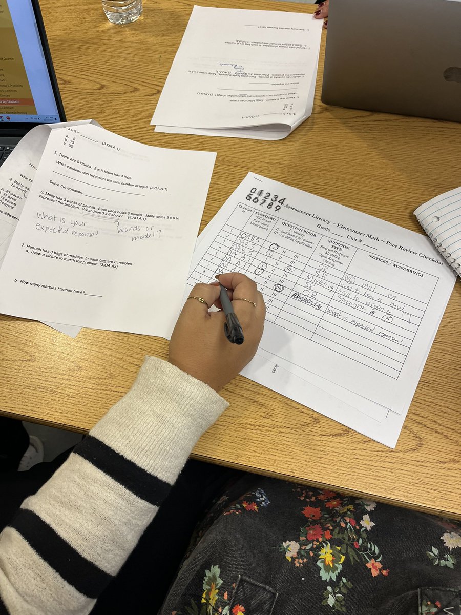 amanda_alerich's tweet photo. Our Primary Team is working hard to build assessment literacy and dive into the expectation of grade level math standards.  Proud Principal!! @TaskerAva https://t.co/CRGyJEPTnr
