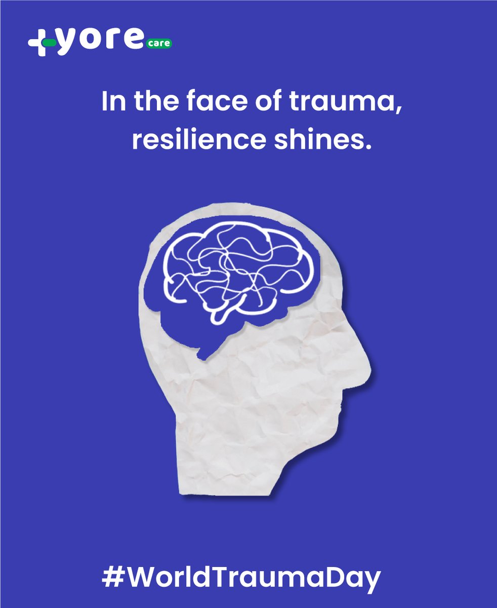 yorecare's tweet photo. On World Trauma Day, let's unite to reduce the long-term effects of trauma and save lives. This day promotes emergency response systems and trauma care facilities to raise awareness about various trauma-related issues. Together, we can make a difference. #WorldTraumaDay #Yorecare https://t.co/BnuEbNJtrX