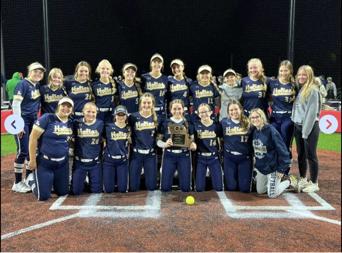 District Champs! Another complete team effort! Proud of each of you! Well earned!