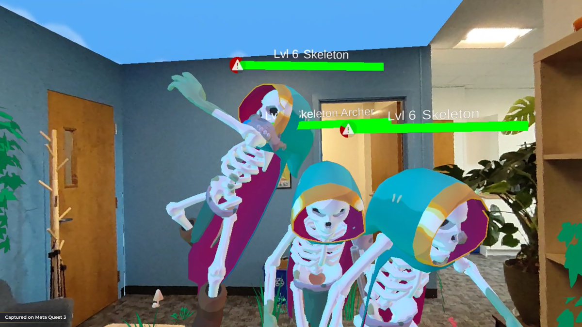 PetricoreGames's tweet photo. MYTHIC REALMS DEMO IS OUT NOW!

Jump into an epic Mixed Reality adventure, where two realities start to collide. Fight your way through waves of enemies, gather resources, and rebuild a Kingdom. #AppLab #MR #Quest3 #MadeinUnity🛡️⚔️ 

🌟Download Here: https://t.co/fpZSk1jqJ5 https://t.co/hF87vNKXFZ