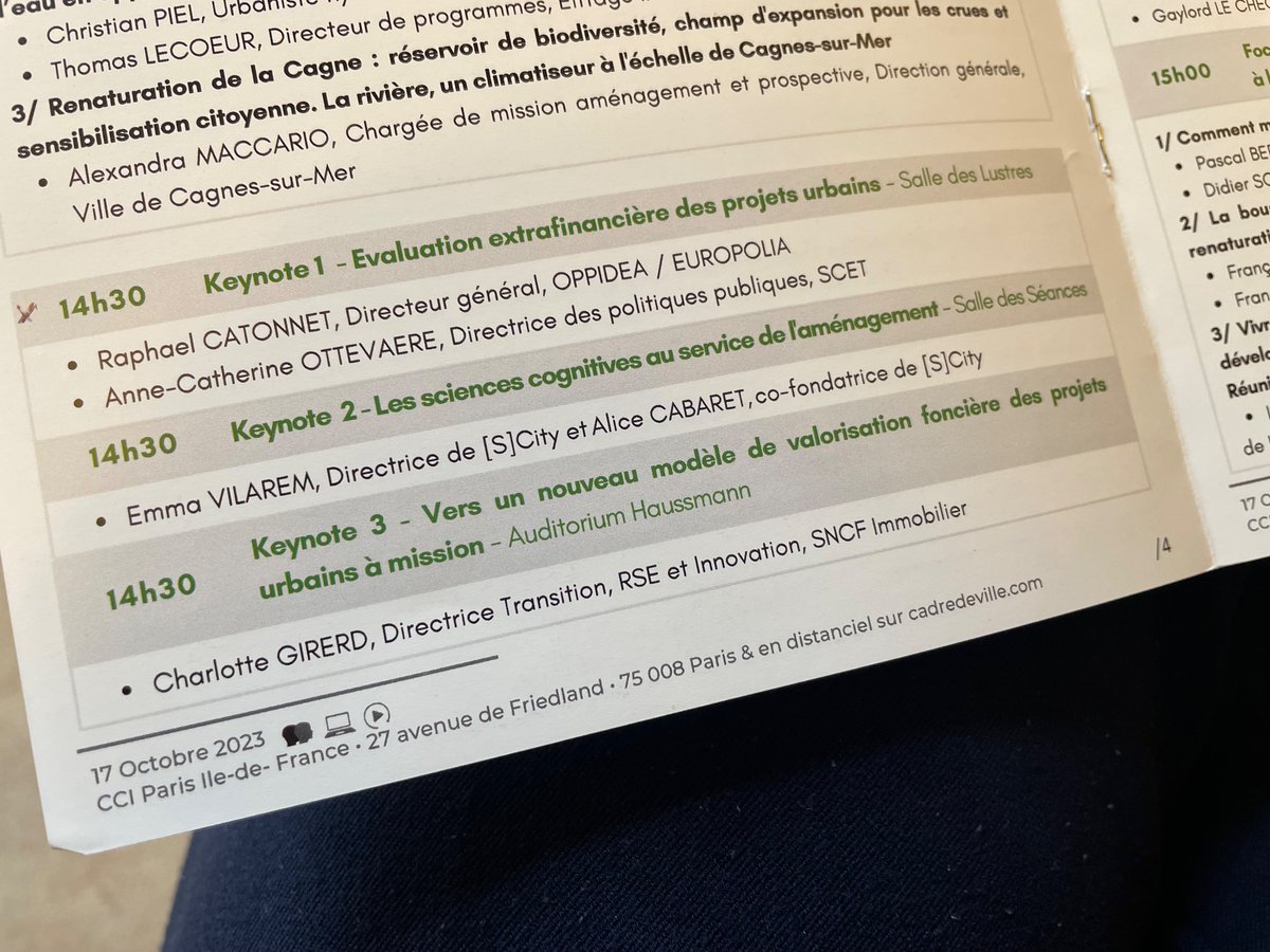On lance l’après-midi des #EntretiensCDV avec 3 keynotes en simultané ! @SCET_Groupe @ @scity_lab @SNCFimmobilier