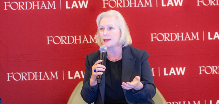 Speaking to an audience of Blockchain insiders and legal experts at Fordham Law School, U.S. Senator Kirsten Gillibrand (D-NY) advised that “political engagement” with Congress is crucial to the future of the industry. Read the full story: bit.ly/3M1SXES