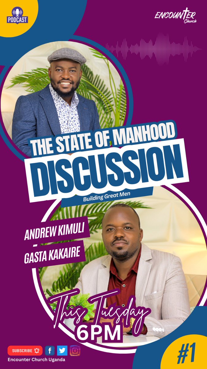 andrukimuli's tweet photo. You don't want to miss great conversations today at 6pm. Building great Men!
When men are better... women and children are the most blessed...
Nations are built by great men!
#buildinggreatmen
@GastaKakaire @kyamageroandrew
@encounter_ug
@emeka_ug
@ntvuganda https://t.co/CYe8BVpCi4