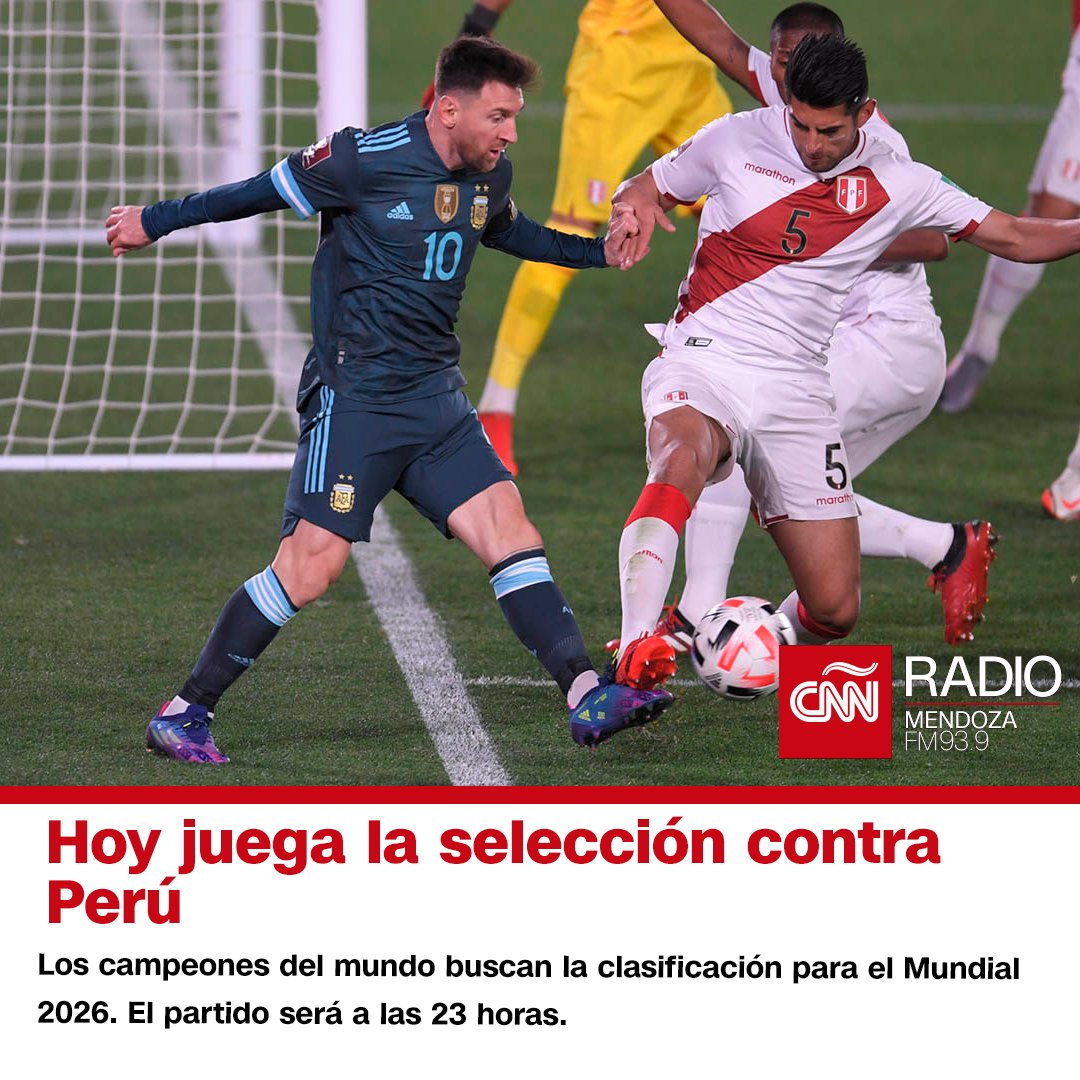 El equipo argentino tiene podría ser el mismo que contra Paraguay, pero con la duda si juega Messi o Julián Álvarez.

⚽ Los campeones del mundo son los únicos punteros en la eliminatoria con tres victorias.