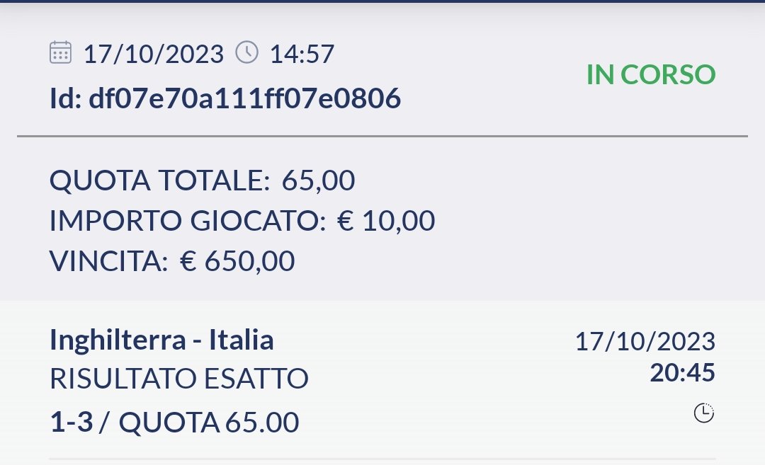 Una scommessina basata sul fatto che il calcio inglese è solo un bluff come i suoi calciatori https://t.co/RHSfQ2gqbA