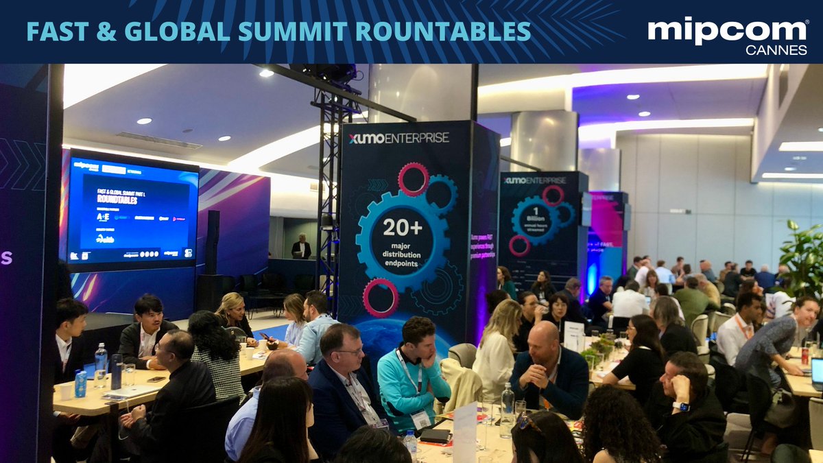 MIP Markets (@mip) on Twitter photo The FAST & Global Summit roundtables are going strong this afternoon at #MIPCOM CANNES. The future of #FAST is being shaped in this room…
With partners <a href="/AENetworks/">A+E Networks</a>, <a href="/WatchInsightTV/">Insight TV</a>, <a href="/MEDIAGENIX_TV/">MEDIAGENIX</a>, <a href="/OKASTV/">OKAST</a> and <a href="/PapercupAI/">Papercup</a>. Industry partner: <a href="/EITBofiziala/">EITB</a>. The FAST & Global Summit roundtables are going strong this afternoon at #MIPCOM CANNES. The future of #FAST is being shaped in this room…
With partners <a href="/AENetworks/">A+E Networks</a>, <a href="/WatchInsightTV/">Insight TV</a>, <a href="/MEDIAGENIX_TV/">MEDIAGENIX</a>, <a href="/OKASTV/">OKAST</a> and <a href="/PapercupAI/">Papercup</a>. Industry partner: <a href="/EITBofiziala/">EITB</a>.