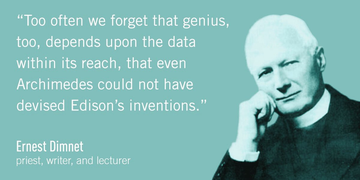 Genius thrives on the data it has at hand, and innovation builds upon the knowledge of those who came before us. 🧠 #WisdomWednesday Data is power! 💪📈