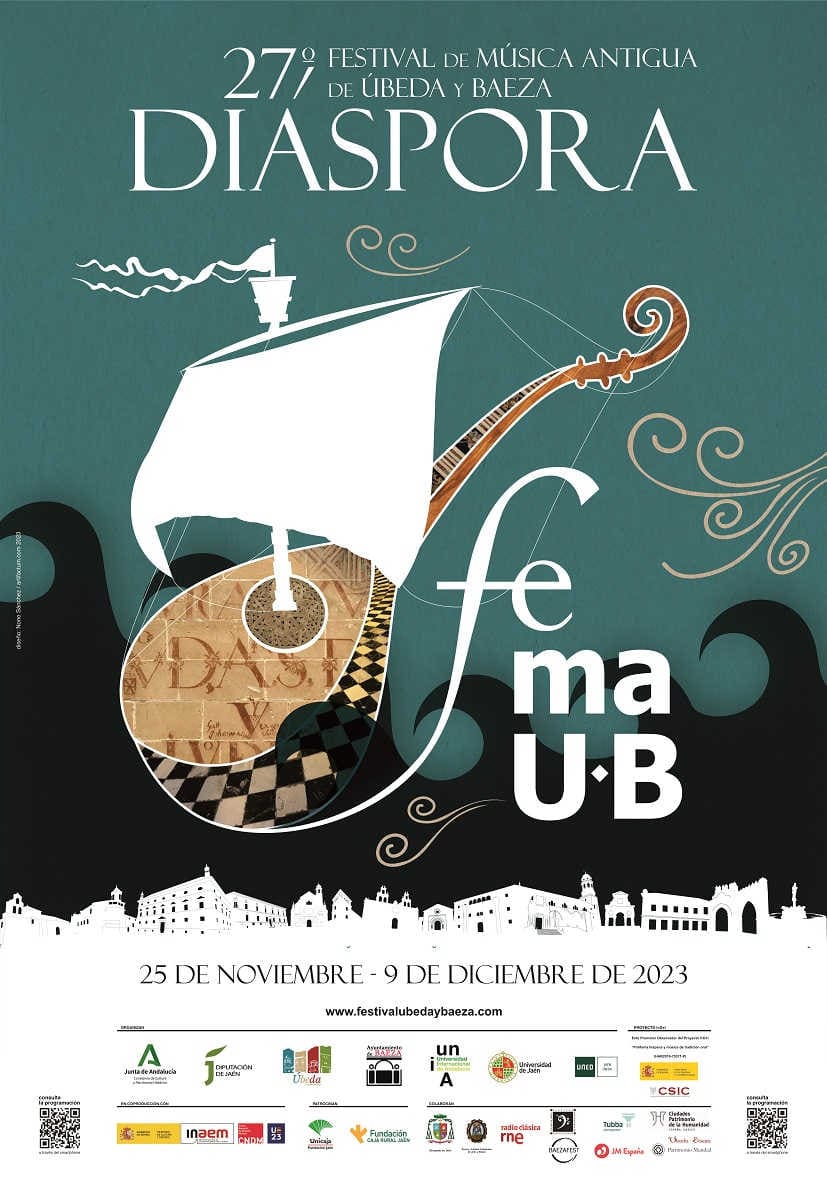 TodalamusicaEs's tweet photo. La diáspora marca la temática de la 27 edición del Festival de Música Antigua de Úbeda y Baeza | https://t.co/ReAE2pWoTi | @Fest_UbedaBaeza | @VLuminis | @cimmedieval https://t.co/briNuXXRid
