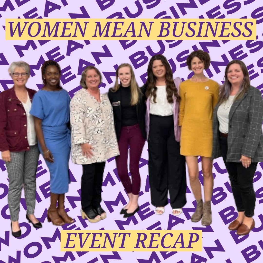 ECUroundtable's tweet photo. ICYMI: The Women's Roundtable sponsored Women Mean Business last week. This event was part of "MED Week," supporting minority and women-owned businesses. The event featured a panel discussion with women business leaders and a networking opportunity for women entrepreneurs. https://t.co/PTyfvBEdUo