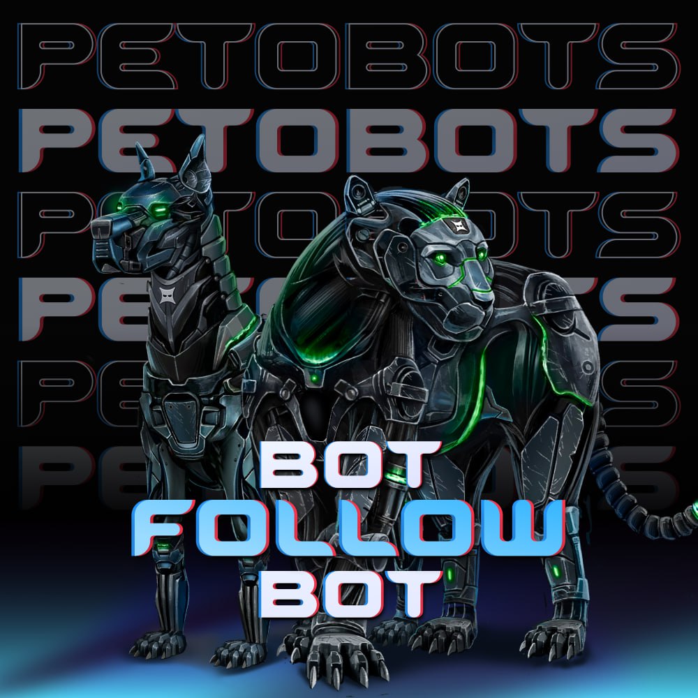 petobots's tweet photo. Calling all @petobots and #web3 #gamers!
Let's grow, strengthen and unite our community together! ππͺ
Reply to this tweet with #botfollowbot & follow all fellow Petobots! π
Give it a retweet to bring your friend to our #blockchain community too! https://t.co/yAG5aoNhVN