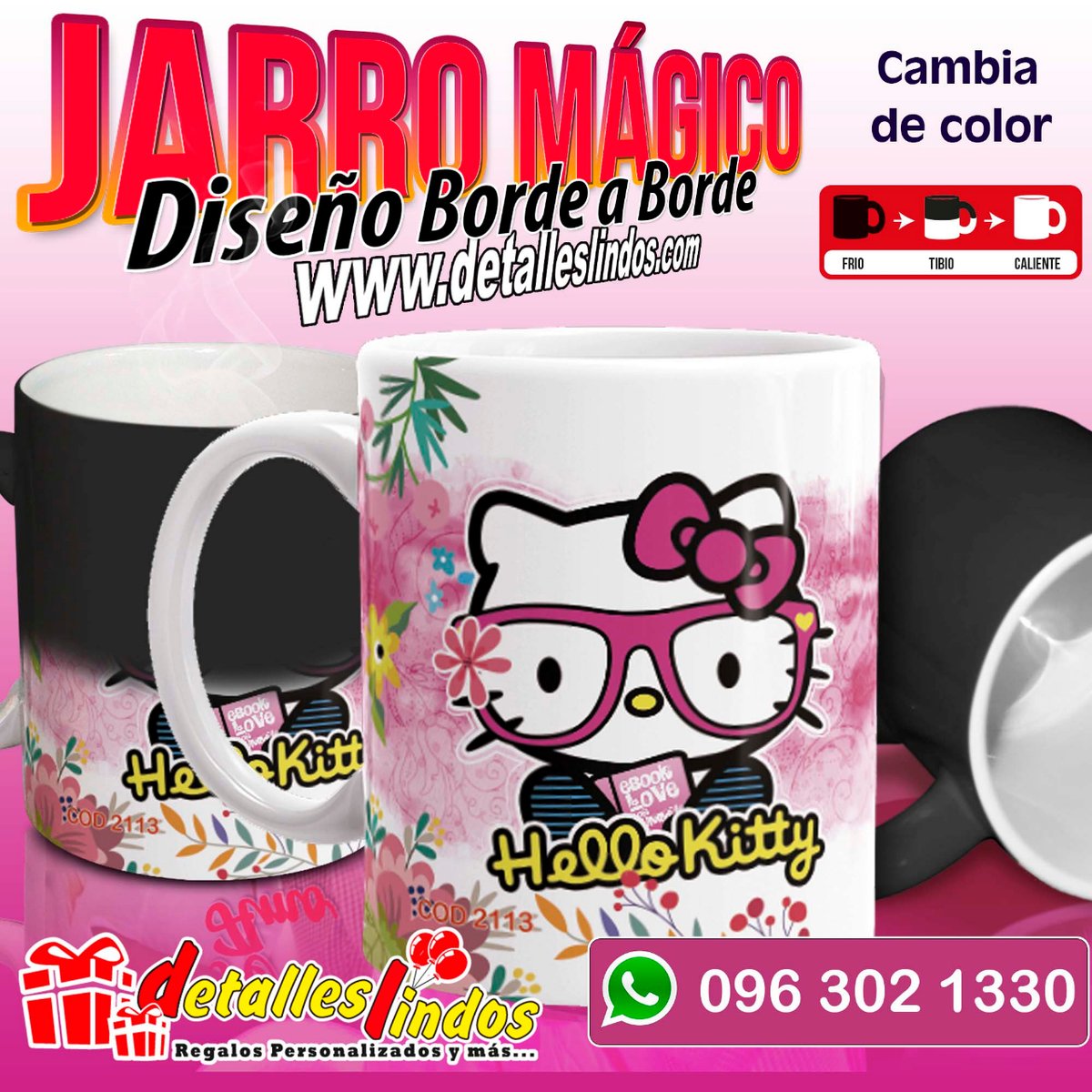 CompuideaEdu's tweet photo. 🌈✨ ¡Haz que tus mañanas brillen con nuestros jarros mágicos personalizados! Descubre la magia mientras tus diseños cobran vida con un toque de líquido caliente.  ¡Personaliza el tuyo hoy mismo! 🎁💫 #JarrosMágicosPersonalizados #MagiaEnCadaSorbo https://t.co/aBBT4U5kEN