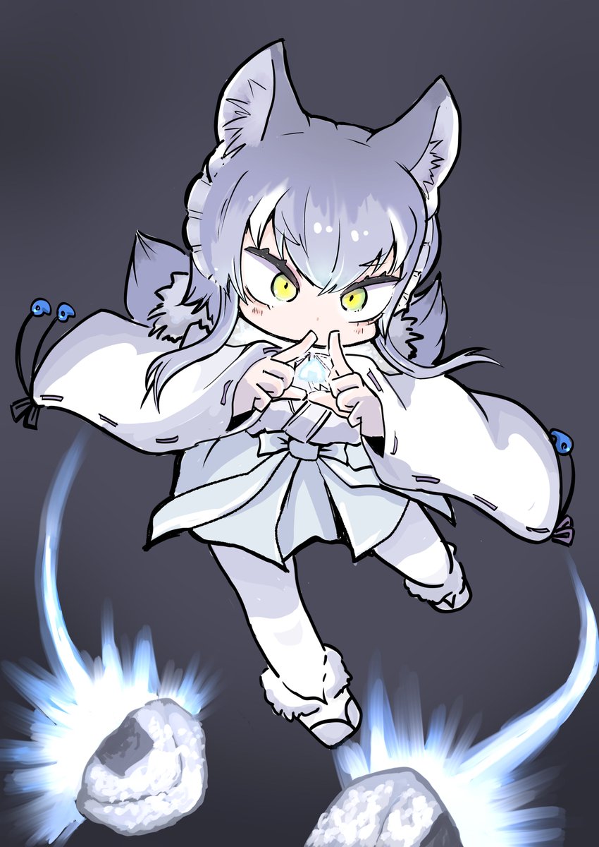 「」|🐺＜ﾈﾝｺｯのイラスト