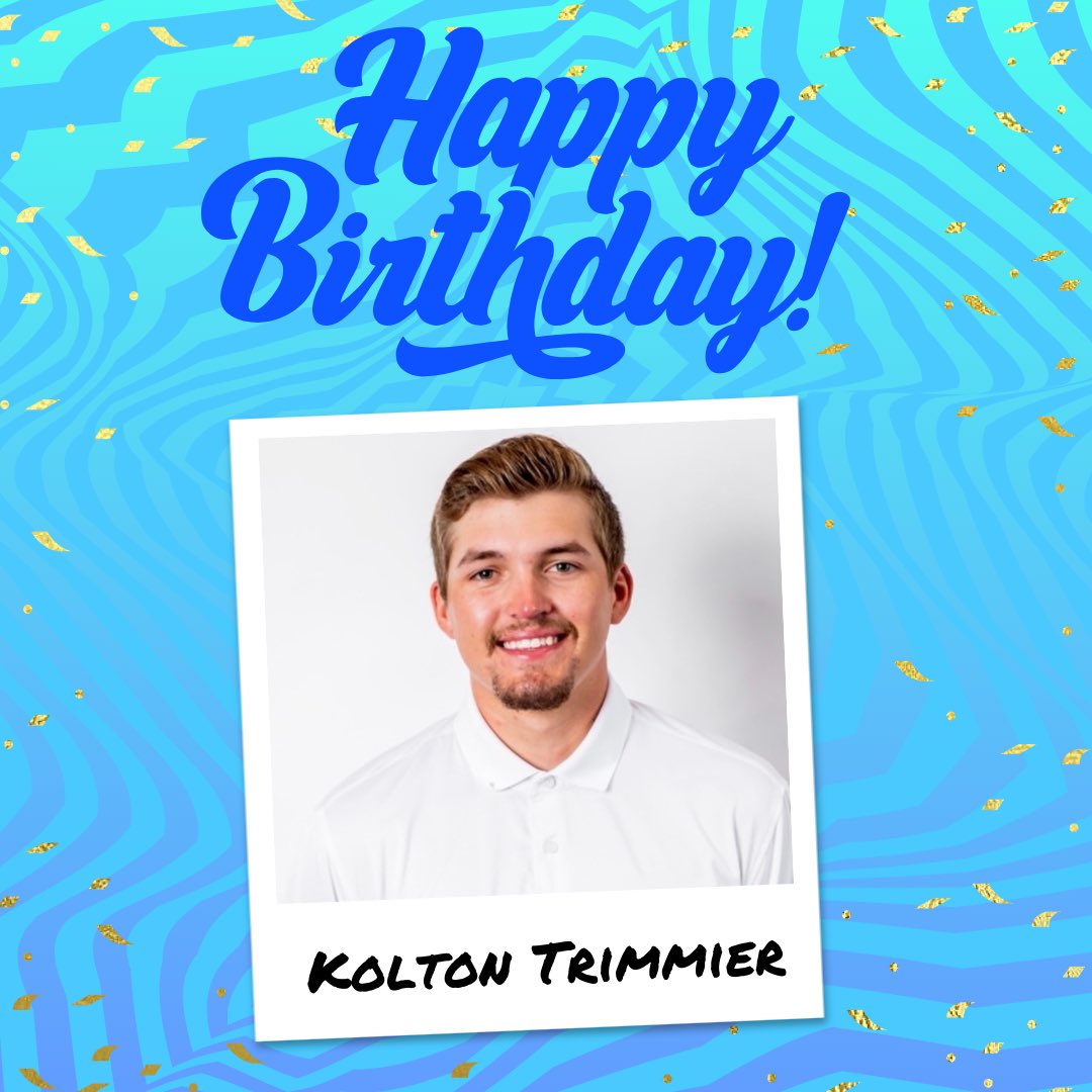 Join us in wishing Kolton Trimmier a 𝓿𝓮𝓻𝔂 𝓗𝓪𝓹𝓹𝔂 𝓑𝓲𝓻𝓽𝓱𝓭𝓪𝔂! #323Chaps 👌