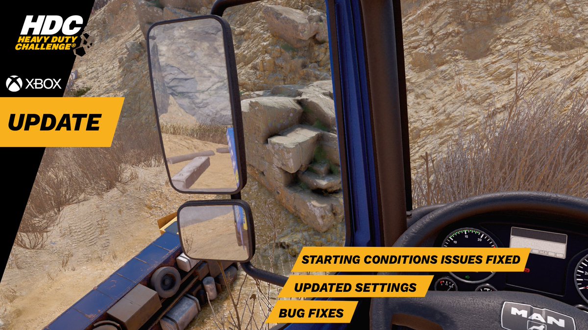 The time has come to update HDC on Xbox again! We  fixed reported problems with available trucks and crazy money amounts, updated the settings and did bug fixes. 
More details here: discord.gg/999z5JvCEw

Next up - another update of the Steam version of the game, coming soon.☺️