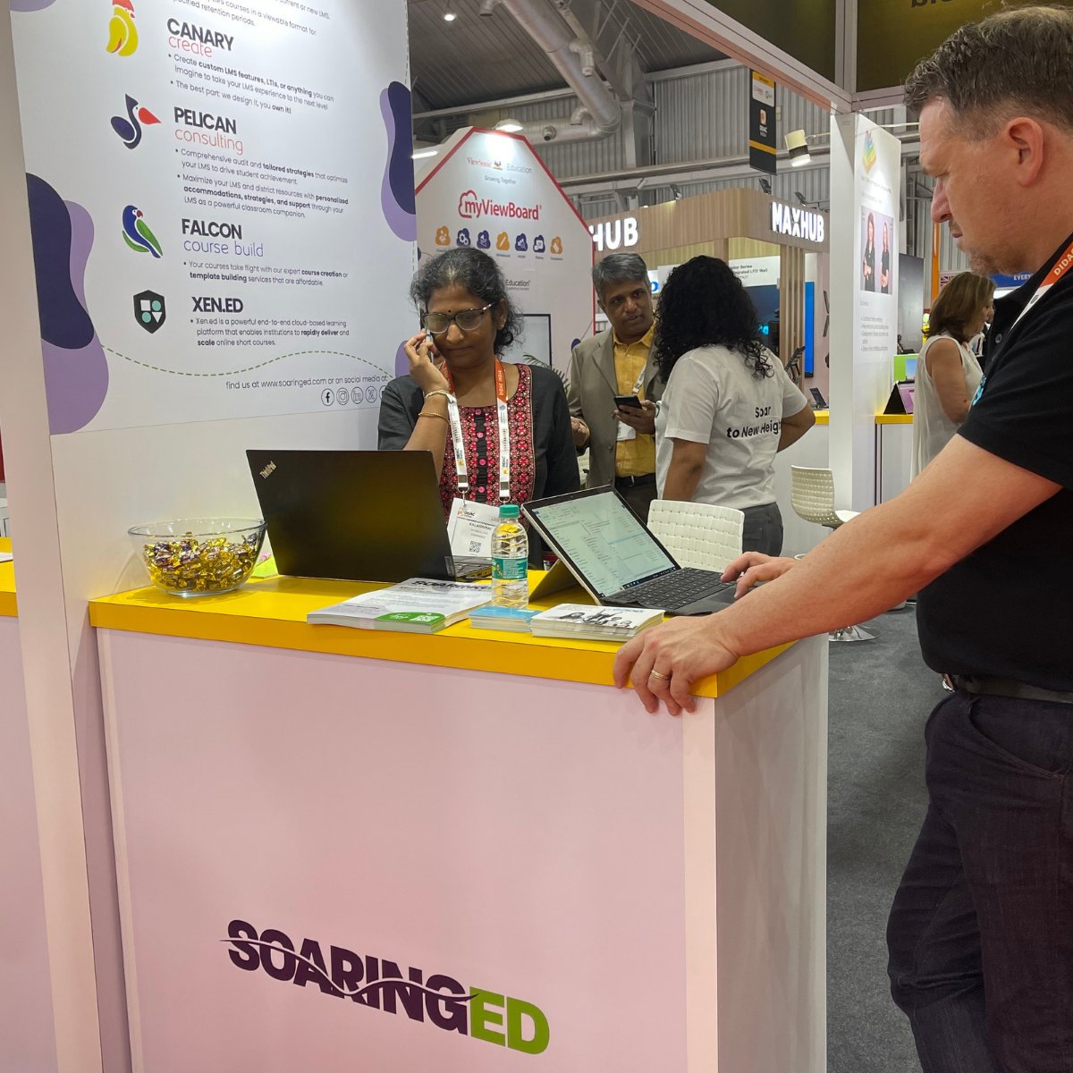 soaring_ed's tweet image. Day 1 of DIDAC India conference is in the books! We love seeing everyone there and having great conversations around education. Stop by our booth to learn more about how our products can take your LMS to new heights! #DIDAC #DIDAC2023 #SoaringEd