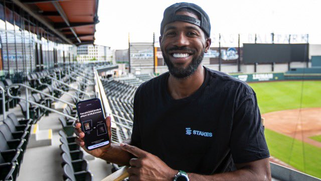 Think you can beat me in baseball trivia? Go head-to-head with me during the MLB Playoffs every day on the @playwithstakes app to see who knows more! playwithstakes.onelink.me/0q4s/m1c3vy5r