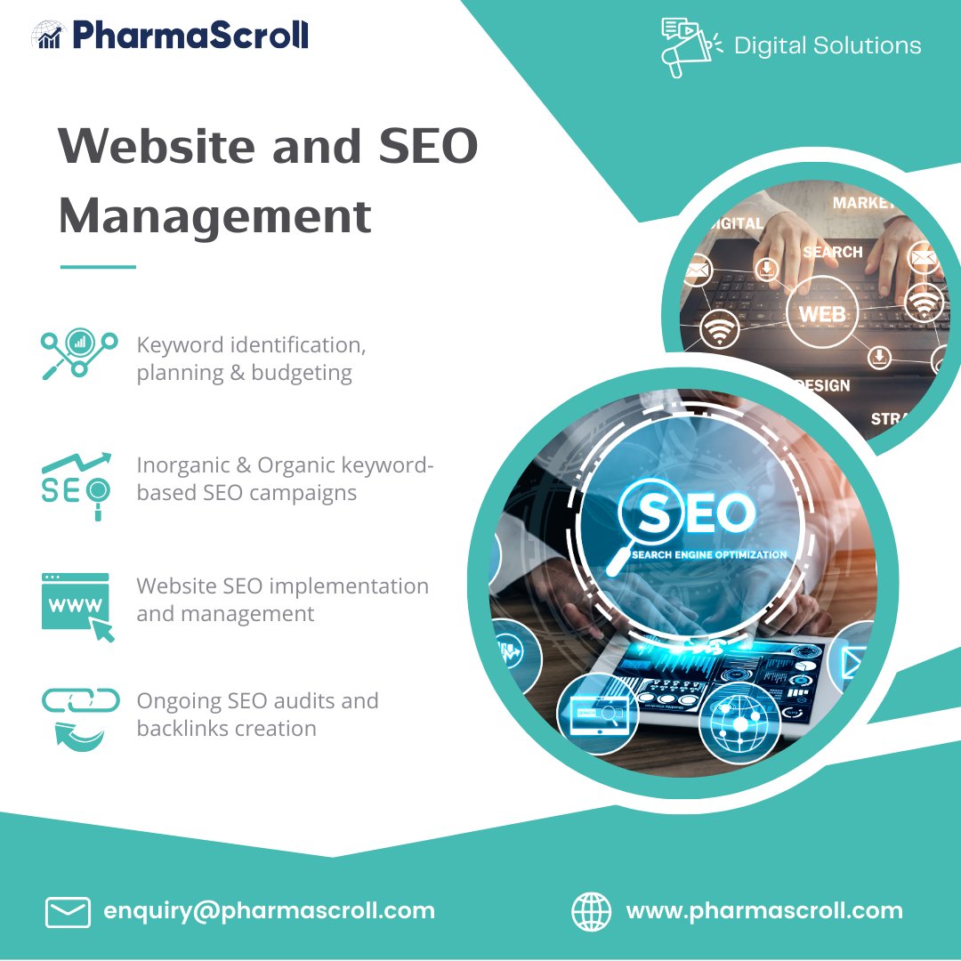 pharmascroll's tweet photo. PharmaScroll offers tailored digital solutions for the pharmaceutical, biotechnology, and healthcare industries.

Learn more: https://t.co/S0RNOtbFG8

#healthcare #pharmaceutical #businessintelligence #digitalamarketing #digitalsolutions #analytics #socialmedia #webanalytics #seo https://t.co/MeAIulg6Ry
