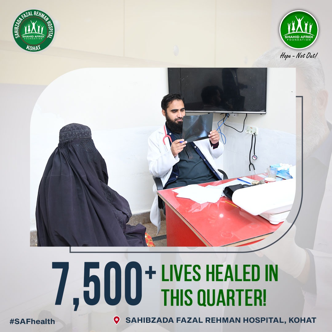 SAFoundationN's tweet photo. As part of #SAFHealth, #SFH has provided quality health care to 7,500+ lives this quarter out of which over 75% are women and children. The hospital is a symbol of Hope and continues to be the only quality healthcare facility in Tangi Banda region of Kohat. The area is remote hence providing quality support here is not an easy task. Together ensuring #HopeNotOut for all!
