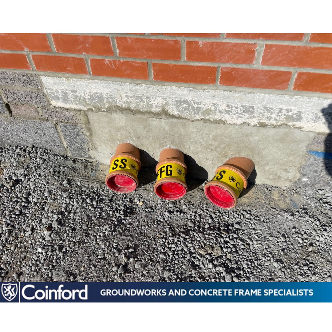 CoinfordUK's tweet image. A perfect example of what can be achieved when clients and Coinford collaborate! 
The Hazel End team exceeded expectations by introducing a new process of labelling plot drainage, with the help of eye-catching Coinford branded tape.  
#Coinford #Drainage #NHBC #Groundworks