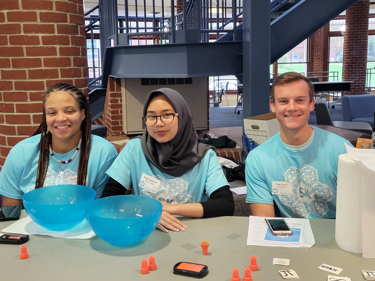 SSislerFCPSmath's tweet photo. So very excited that this event is back!!! Getting ready for an exciting Sonia Kovalevsky Math Day w/ Hood College. 😁 #SKDay @mathwendi @FCPSCurriculum https://t.co/sybHNOK47h