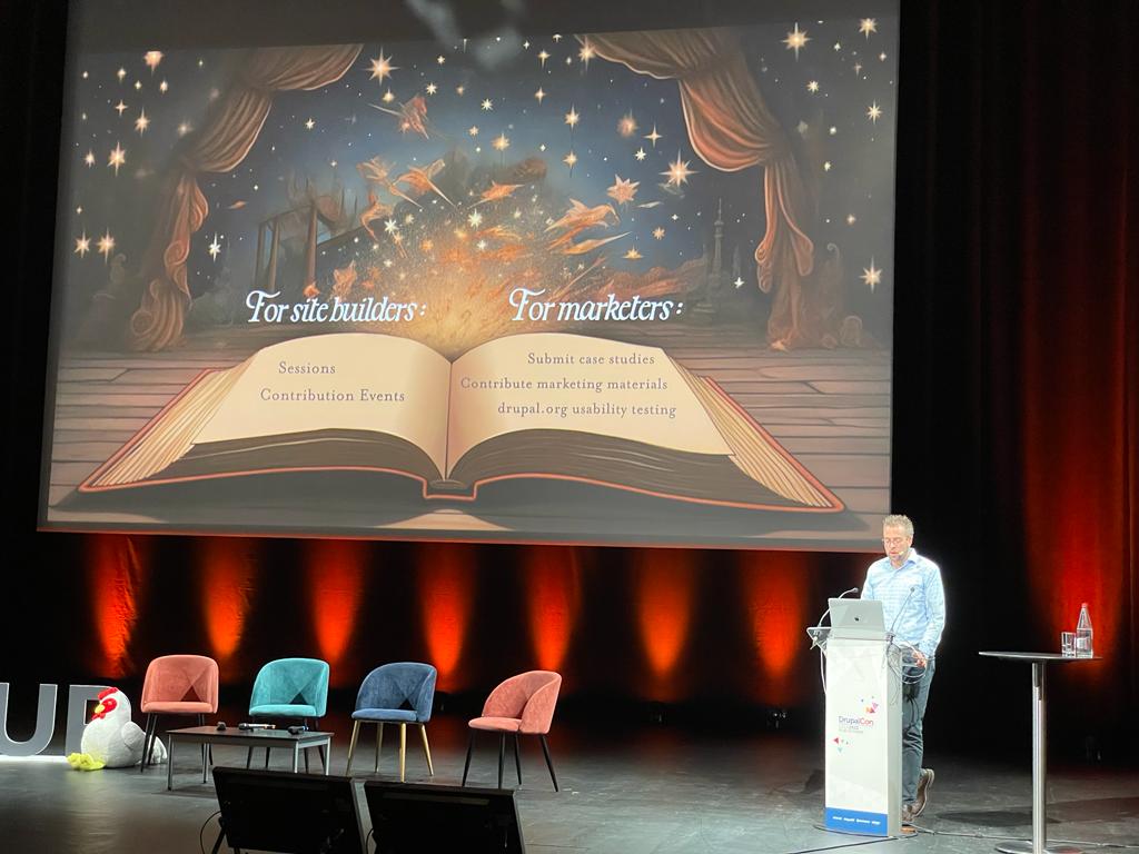 binbiriz's tweet image. Binbiriz ve @diwowi_tech olarak katıldığımız #DrupalCon @Dries&apos;in #Drupal güncellemesi, #AçıkKaynak web ve dijitaldeki rolü ile başladı. Farklı deneyimler ile devam ediyor🚀
  #DrupalConLille #DrupalConEur