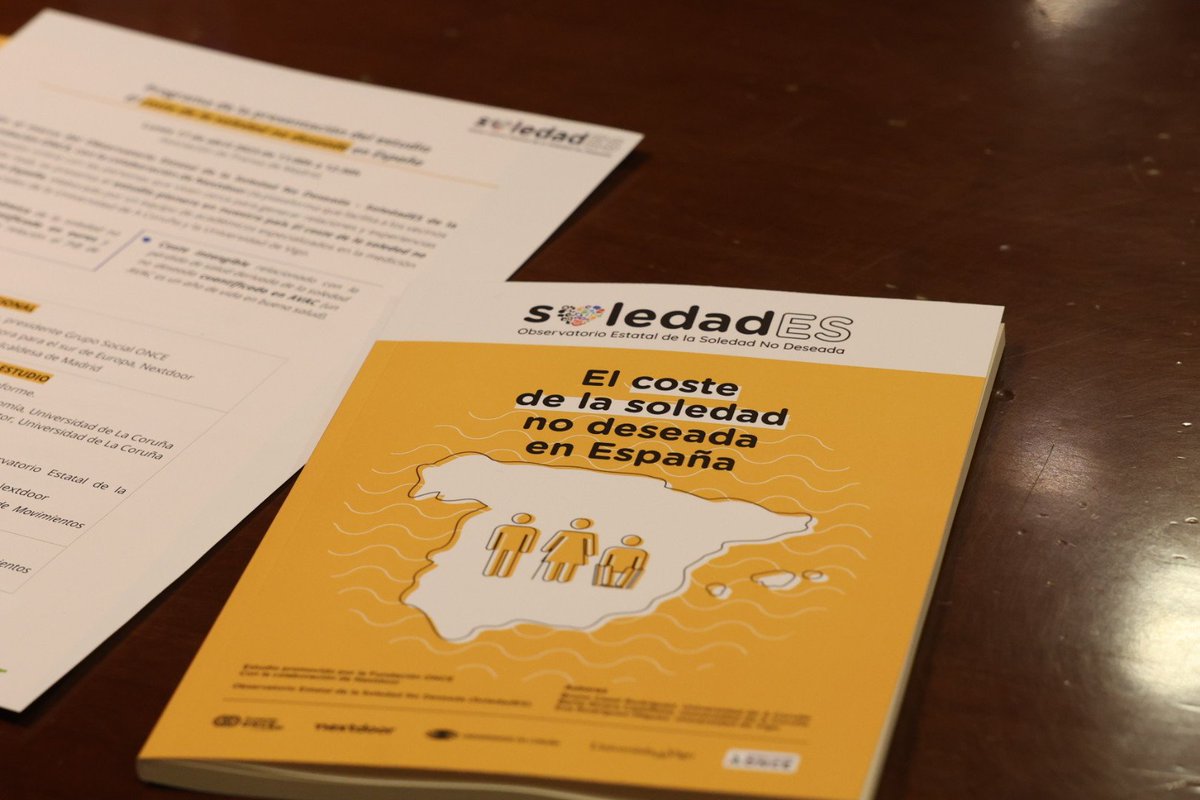El Observatorio Estatal de la Soledad no Deseada (#SoledadES) se adhiere a la Iniciativa Global de Soledad y Conexión, una alianza internacional creada para fomentar la conexión social, la investigación y la búsqueda de soluciones ante el problema mundial que supone el