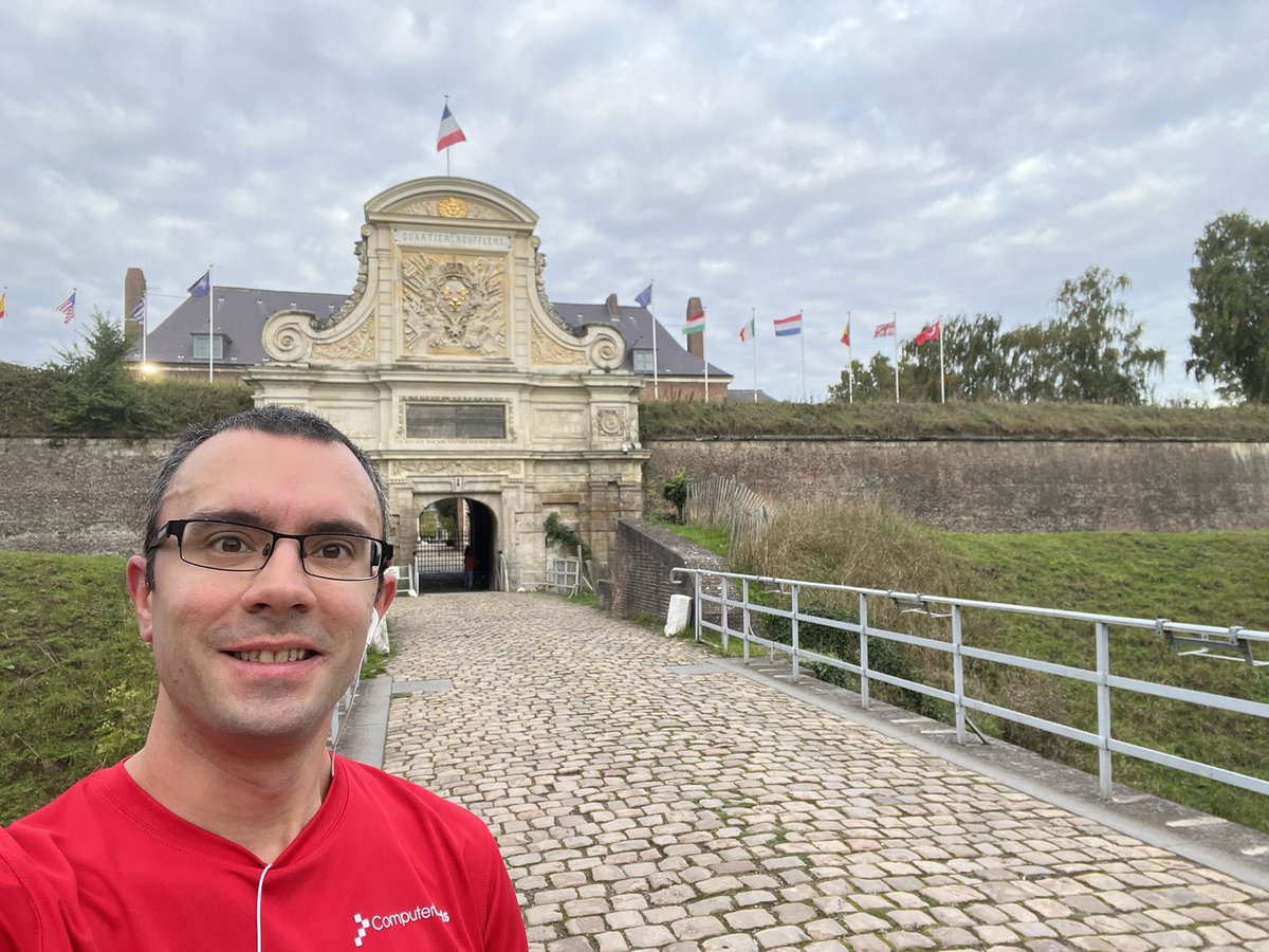anotherjames's tweet image. Started the #drupalcon day with a sightseeing run … and then delighted to see a nod to our @computerminds work from the stage!