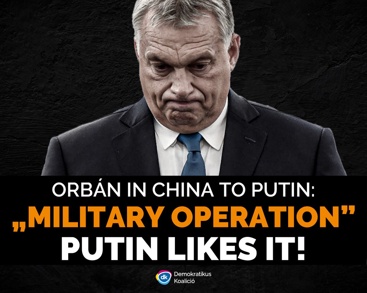 Orbán, in his meeting with Putin, called the brutal war against Ukraine a "military operation". Only Putin's underlings in the world talk like that. Is Hungary still a sovereign country?