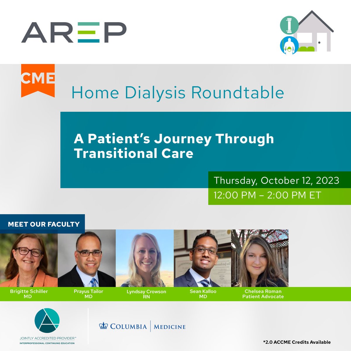 RenalProgram's tweet image. Did you miss our recent roundtable webinar? Now you can watch the on-demand replay and hear our expert panel discussing Home Dialysis Roundtable: A Patient's Journey Through Transitional Care
Watch the replay here: bit.ly/AREP_OCT12_Rep…
#CKD #Dialysis #KidneyCare #Kidney