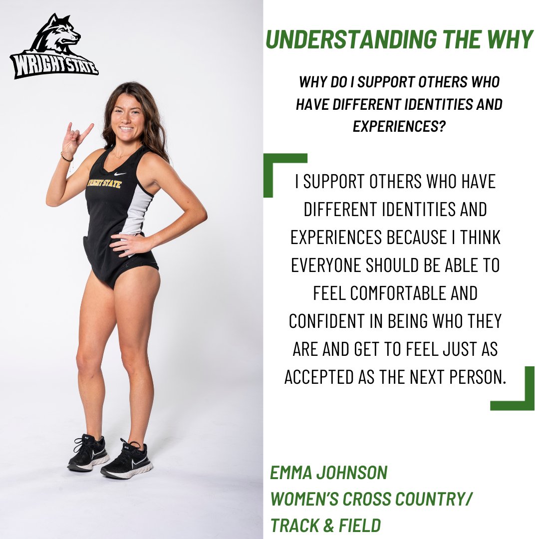 wsuraidersSAAC's tweet photo. We are kicking off the NCAA Diversity & Inclusion Social Media Campaign by asking our student-athletes why they support other with different identities and experiences.
#understandingthewhy #ncaadiversityandinclusionweek #raiderup https://t.co/ph8rua0d0F