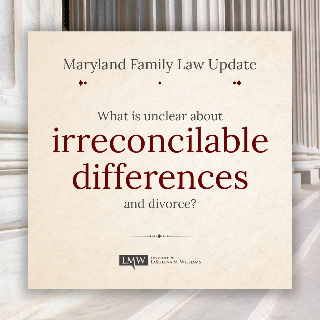 LMWLegal's tweet image. What is unclear about irreconcilable differences and divorce? 

#MarylandDivorce #LegalChanges #FamilyMatters #LegalUpdates