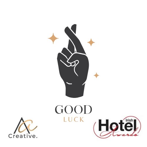 Wishing my clients, past colleagues &amp; friends the very best of luck for tonights <a href="/IrishHotelAward/">Irish Hotel Awards</a>

#goodluck #hospitalityindustry #irishhotelawards #aacreative #irishhospitality