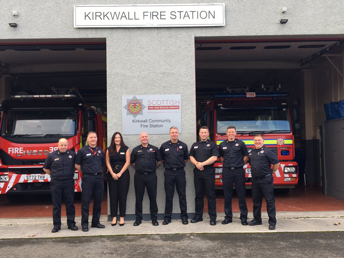 Great to attend a development day for SC’s and GC’s delivering services from 40 station across Orkney, Shetland and the Western Isles. <a href="/fire_scot/">Scottish Fire and Rescue Service</a> Training, Culture and resilience amongst the topics covered.<a href="/SFRS_Orkney/">SFRS-Orkney</a> 🚒🚒👏