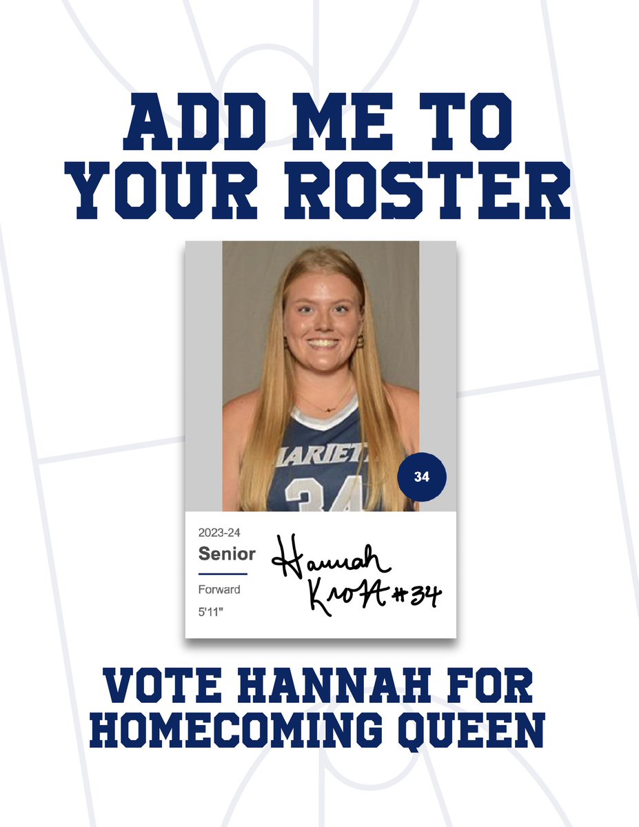 Marietta College WBB tweet media