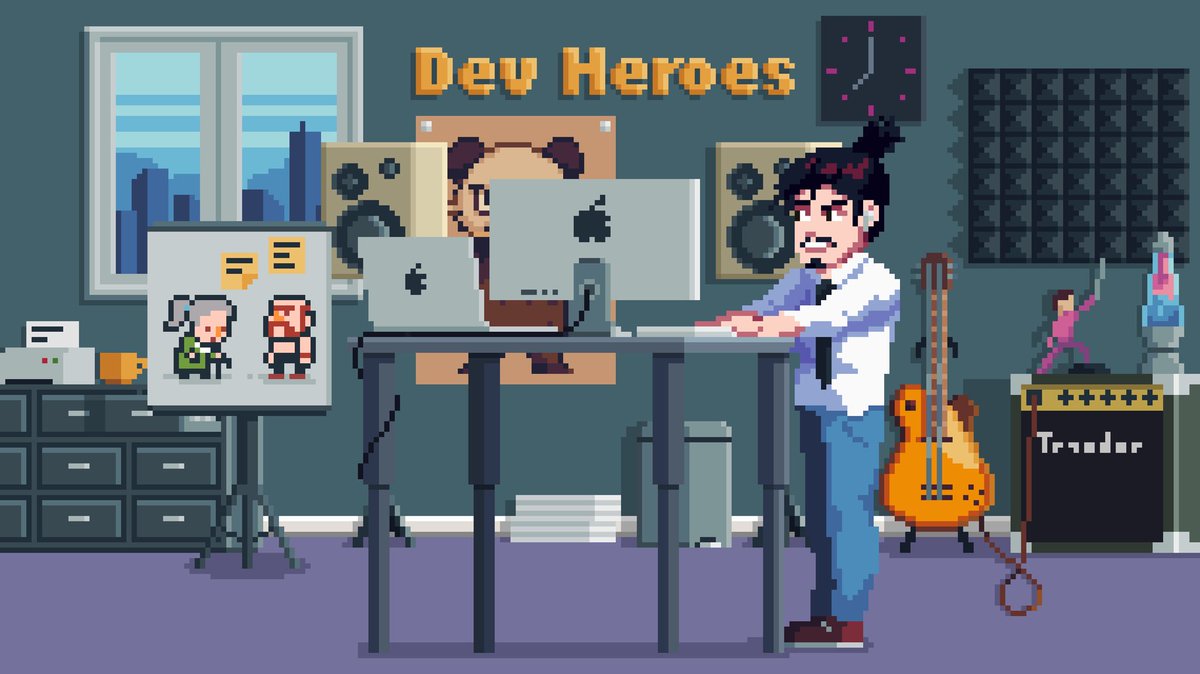 WanderSamsara's tweet image. When you're an indie game developer, your to-do list looks something like this: 😎
✍️ Coding
🌆 Level design
🎬 Character animation
🎨 Asset creation
📝 Storyboard
#IndieGameDevelopment #IndieGameDev #GameDev