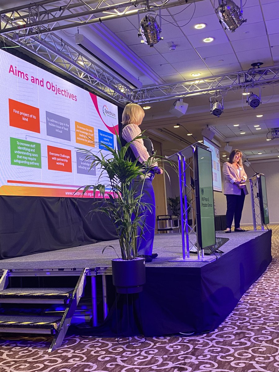 lindaha123's tweet photo. #WGLLSegConf @SpectrumCIC Our safeguarding leadership team Donna and Liz sharing their spearheading work co producing the Food refusal toolkit and it’s contribution to good care in joint care and separation units https://t.co/03t5TzV9X5