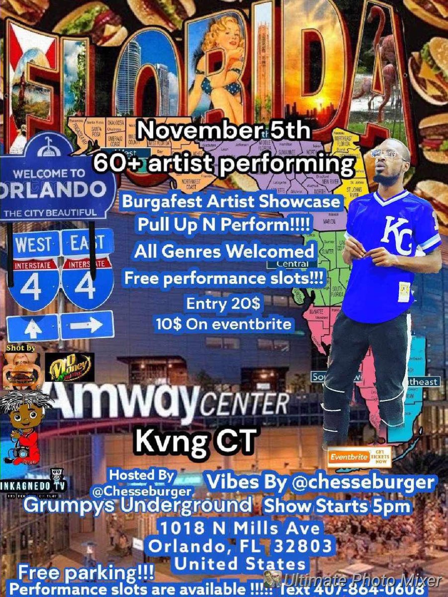 KvngCT_Official's tweet image. SAVE THE DATE: November 5 , 2023💯

Y’all pop out to my first performance at the Amway center on the above date 😈🔥

#ShareThisPost #firstperformance #PullUp