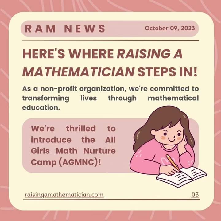 raisingamath's tweet image. Claudia Goldin recently secured the prestigious 2023 Nobel Prize in Economic Sciences!
Embrace the extraordinary journey of math with All Girls Math Nurture Camp. Enroll for the selection test and let&apos;s carve a path to excellence together. #AGMNC2023 #MathExcellence #ramf