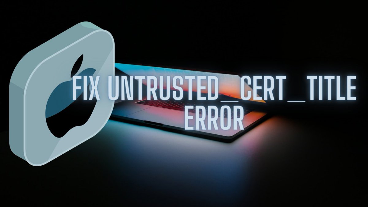 Facing the Untrusted_Cert_Title error on your Mac? 🍏 Dive into our guide to resolve this common snag linked to date & time settings. Say goodbye to reinstallation hurdles! 🖥️🔧
🔗 [dbsptech.com/5-fixes-to-tac…]
 #MacOSTips #UntrustedCertTitle #TechFix #AppleErrors #Apple #Starfield