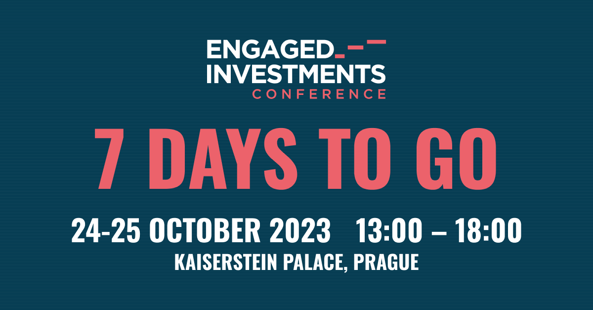 The excitement is growing! Only 7 days left until the #Engaged Investments Conference kicks off! 📅 Don't miss out on the latest trends, networking opportunities, and inspiring pitches. Secure your tickets now and be part of this dynamic event👇 engaged.investments/en/home/