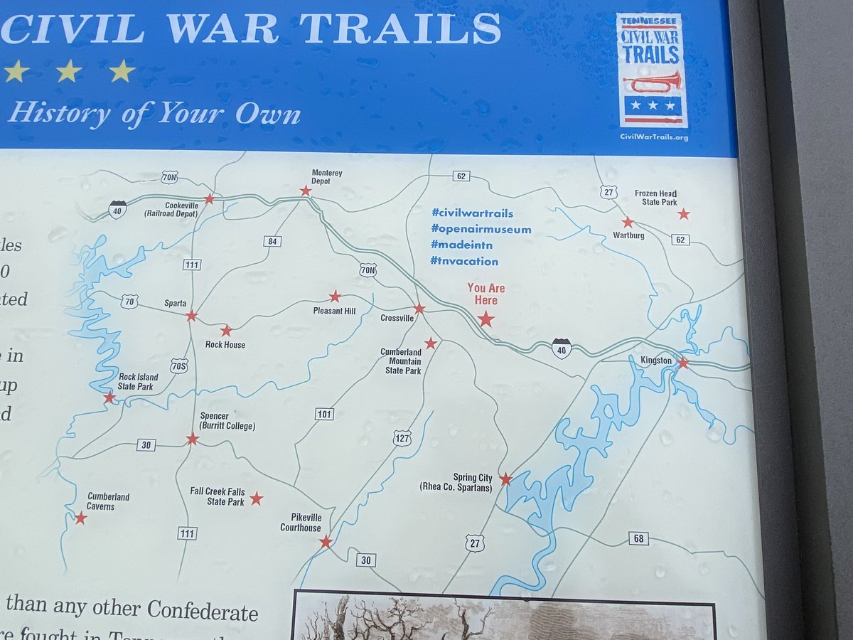 WendyHamilton's tweet image. #FirstRoad #UpperCumberland #TN 

#FederalRoads 

#CivalWarTrails
#OpenAirMuseum
