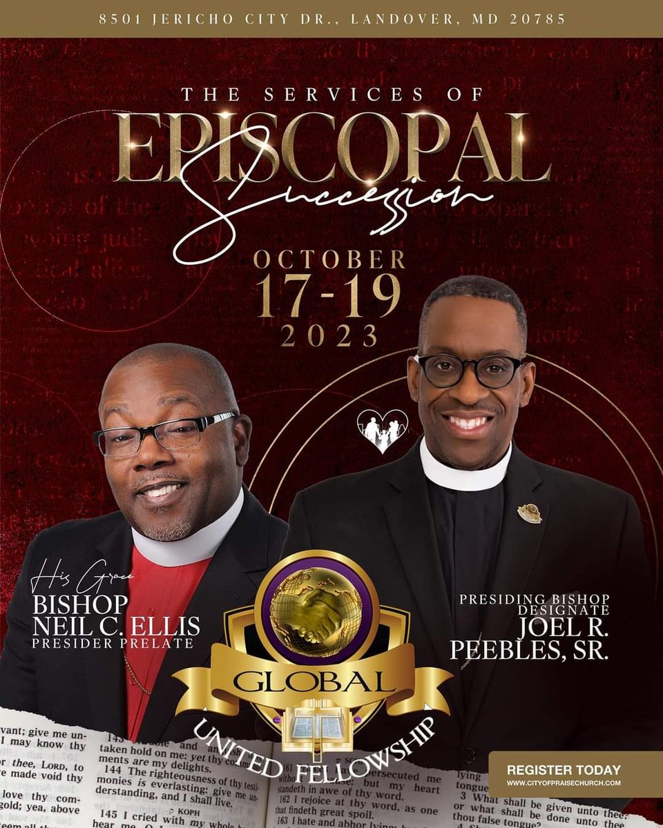 Join us LIVE tonight for this historic moment in the Global United Fellowship!
