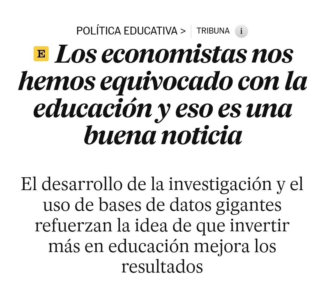 Me pinchan y no sangro.
elpais.com/educacion/2023… a través de <a href="/el_pais/">EL PAÍS</a>