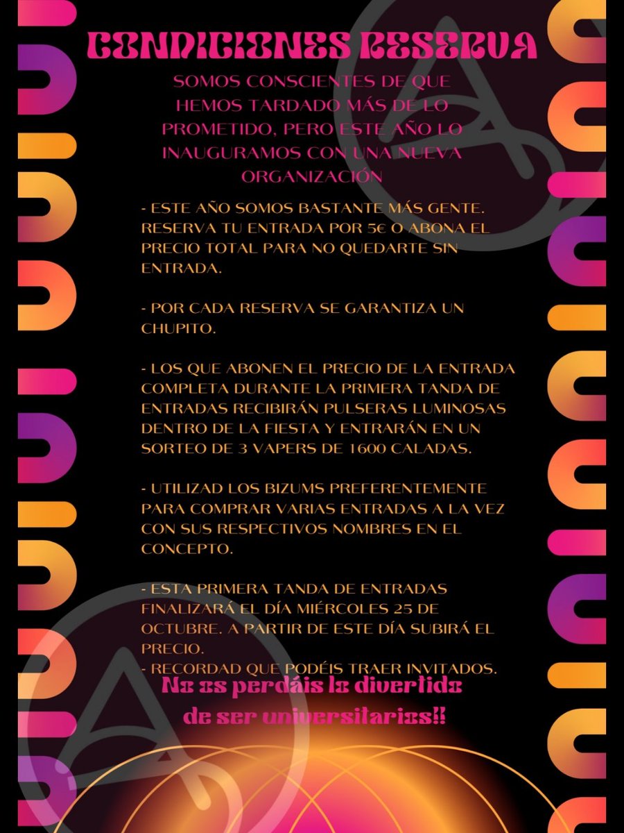 3ArqURJC's tweet photo. ⚫️⚫️⚠️⚠️ ¡SE VIENE LA MEJOR ARQUIFIESTA DE TODOS LOS TIEMPOS, VENIMOS CARGADOS DE MUCHAS NOVEDADES! ⚠️⚠️⚫️⚫️ 
Estad atentos a nuestras RRSS. Toda la información en flyer 🥳🥳
*Atención a las nuevas condiciones* https://t.co/B6ZbvH4G7i